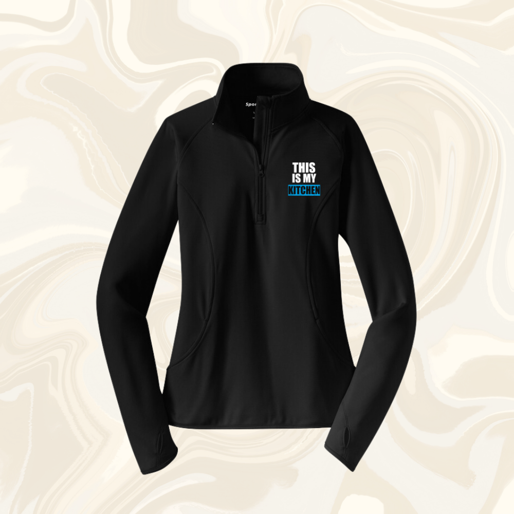 Ladies Wordmark Logo 1/4 Zip Pullover