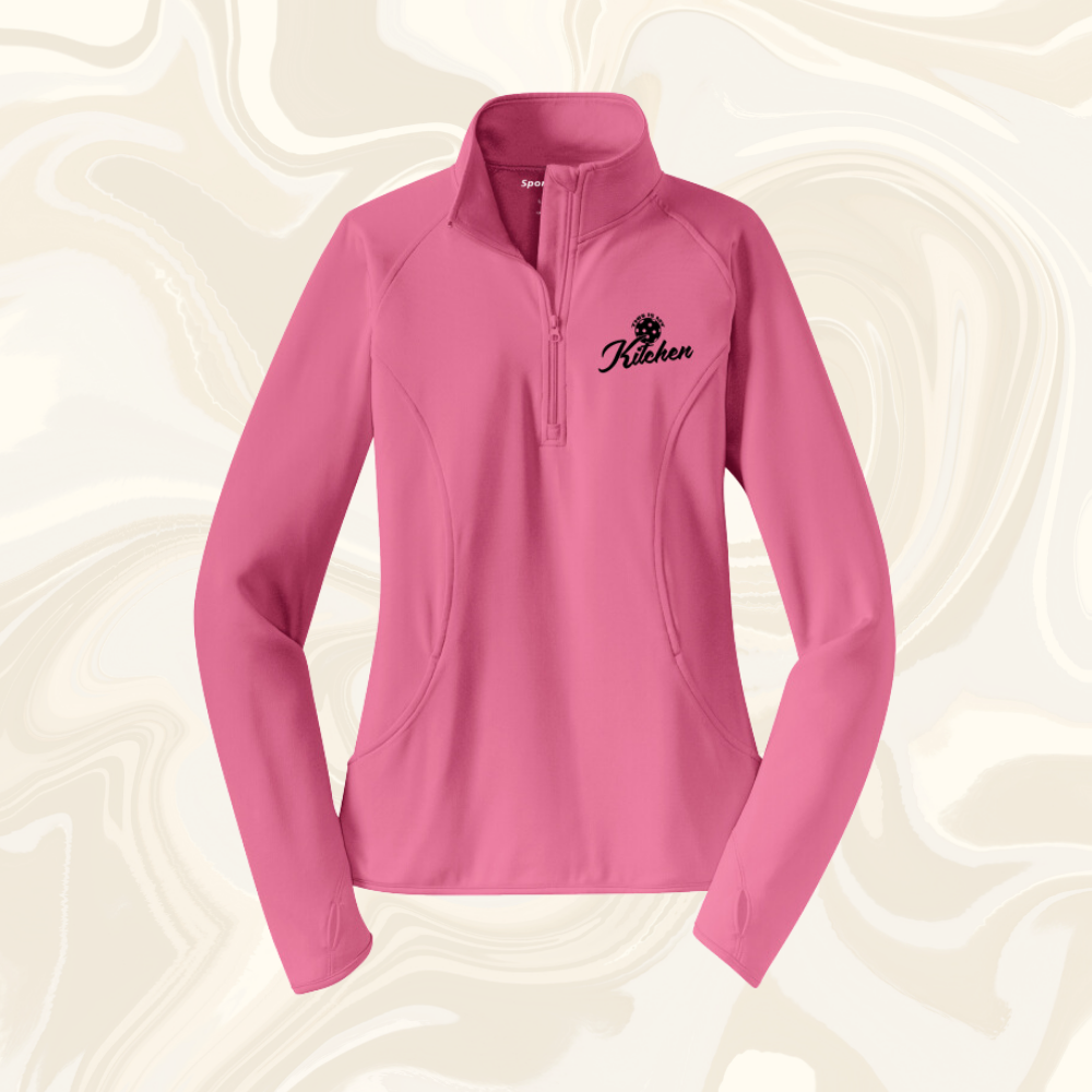 Ladies This Is My Kitchen Logo 1/4 Zip
