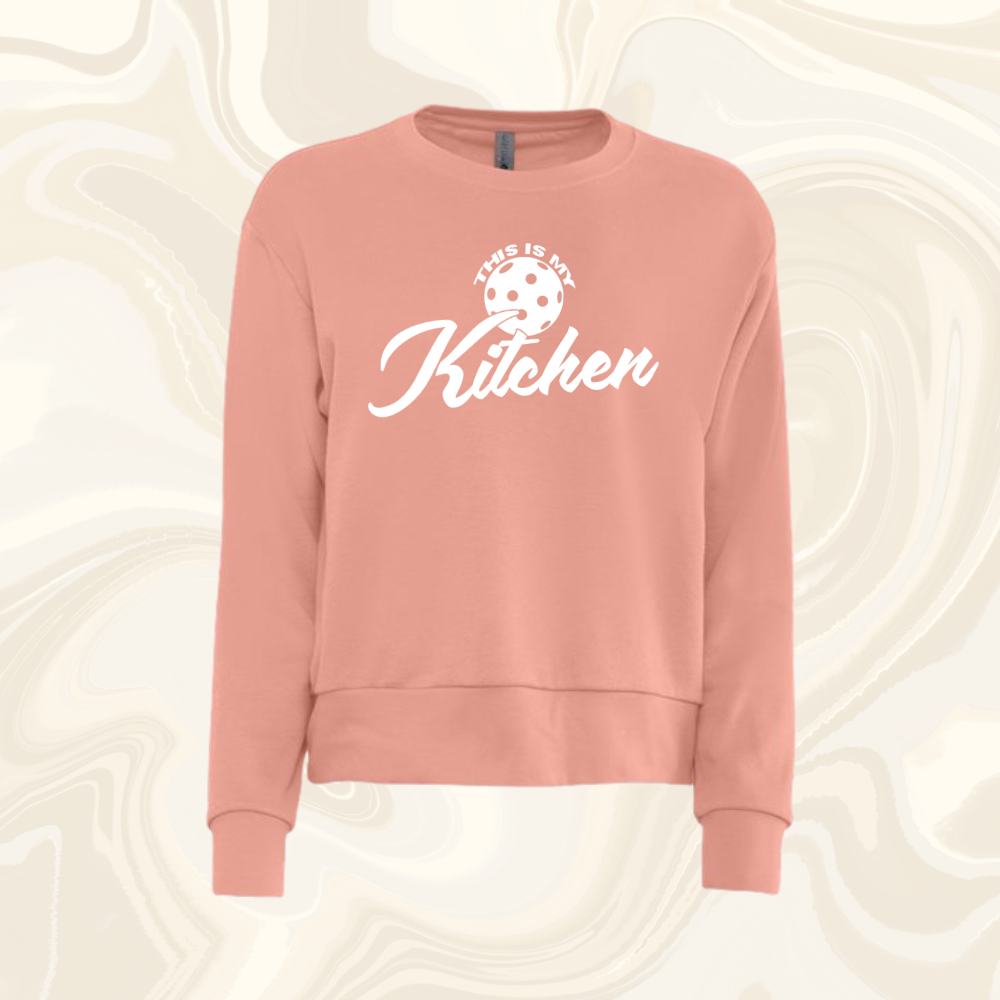Ladies This is My Kitchen Sueded Sweatshirt