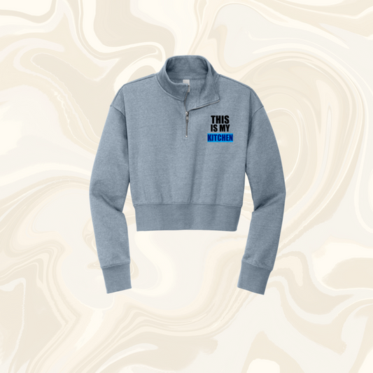 Ladies Cropped 1/4 Zip