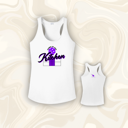 This Is My Kitchen Court Tank Top - Purple Logo