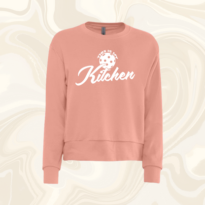 Ladies This is My Kitchen Sueded Sweatshirt